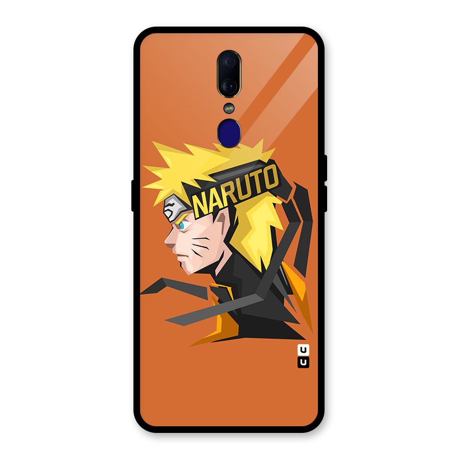 Minimal Naruto Artwork Glass Back Case for Oppo F11