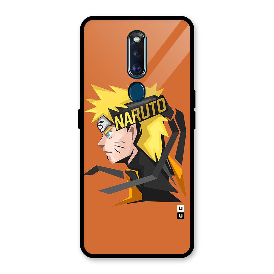 Minimal Naruto Artwork Glass Back Case for Oppo F11 Pro