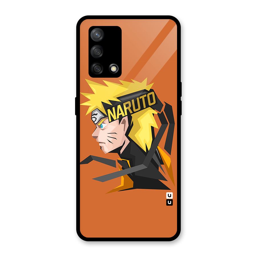 Minimal Naruto Artwork Glass Back Case for Oppo F19
