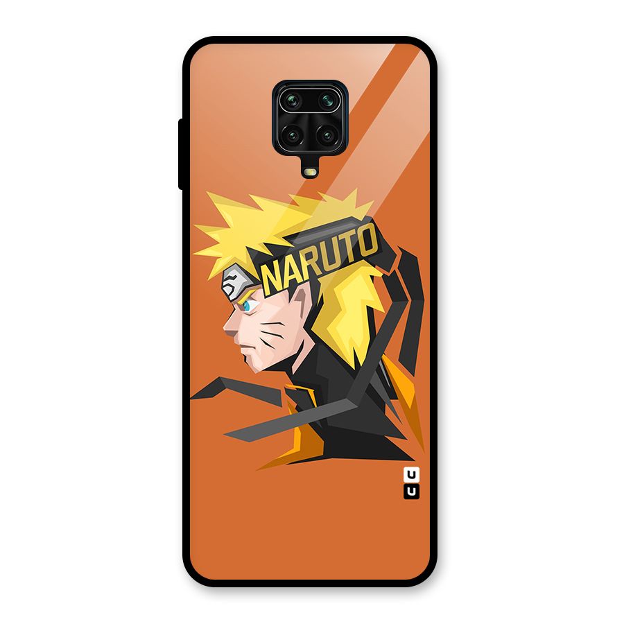 Minimal Naruto Artwork Glass Back Case for Poco M2 Pro