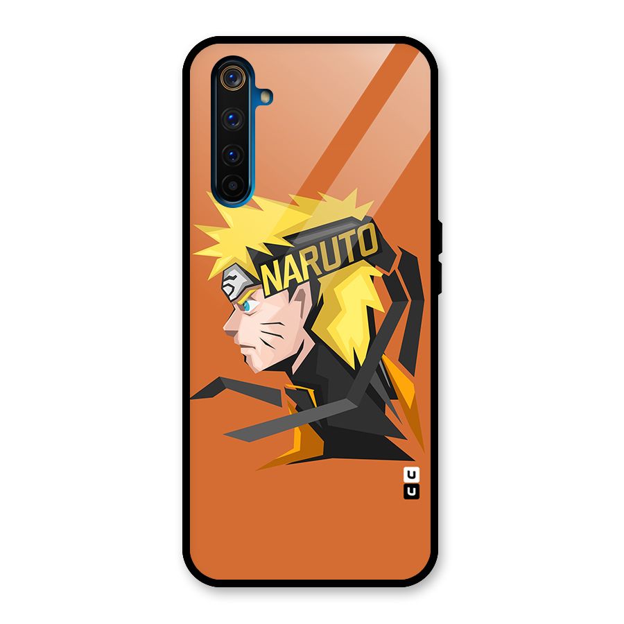 Minimal Naruto Artwork Glass Back Case for Realme 6 Pro