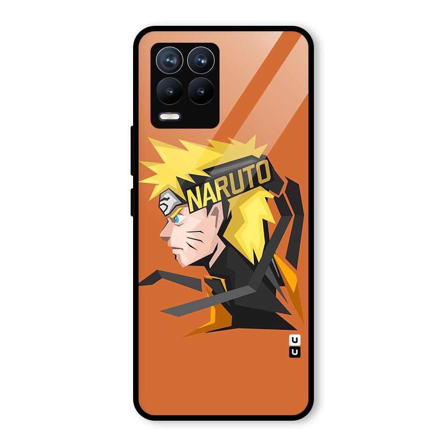 Minimal Naruto Artwork Glass Back Case for Realme 8 Pro