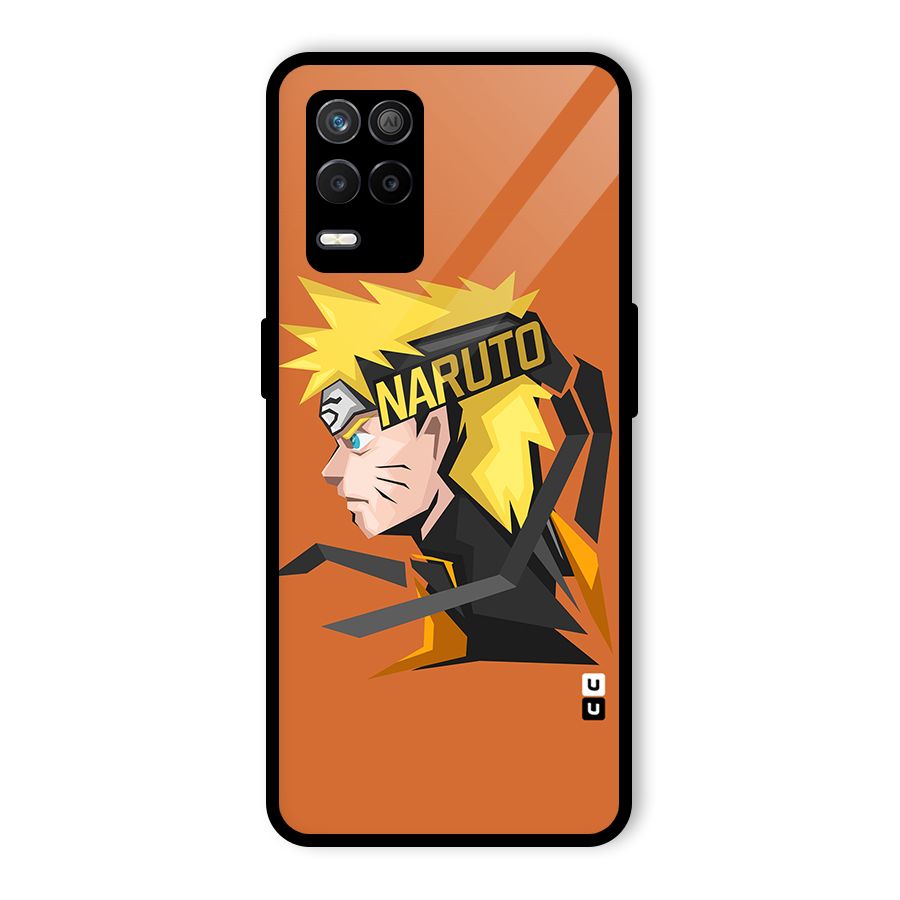 Minimal Naruto Artwork Glass Back Case for Realme 9 5G