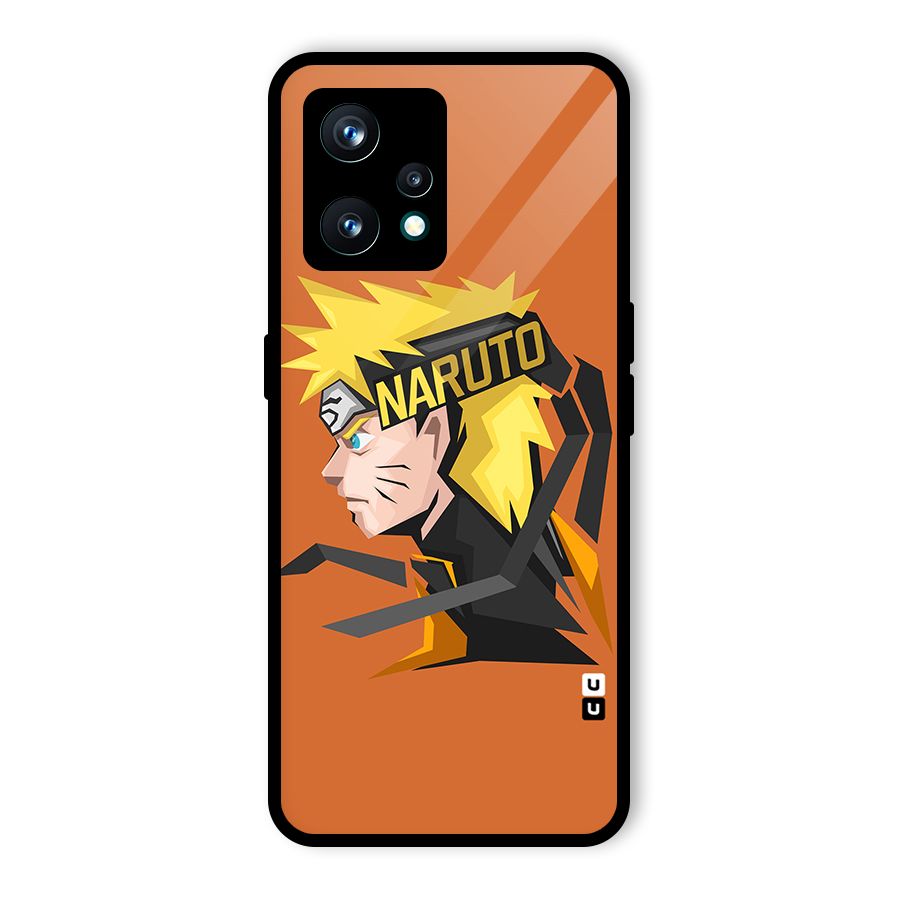 Minimal Naruto Artwork Glass Back Case for Realme 9 Pro Plus 5G