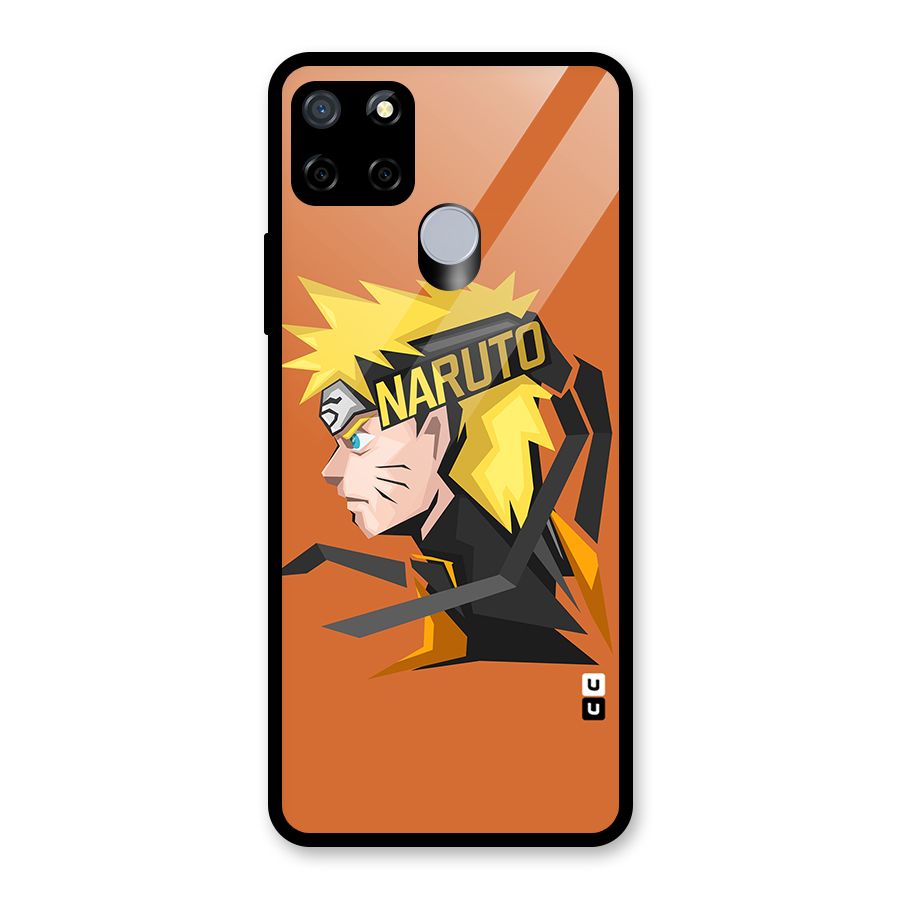 Minimal Naruto Artwork Glass Back Case for Realme C15