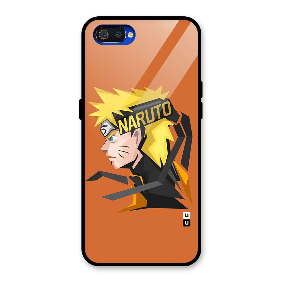 Minimal Naruto Artwork Glass Back Case for Realme C2