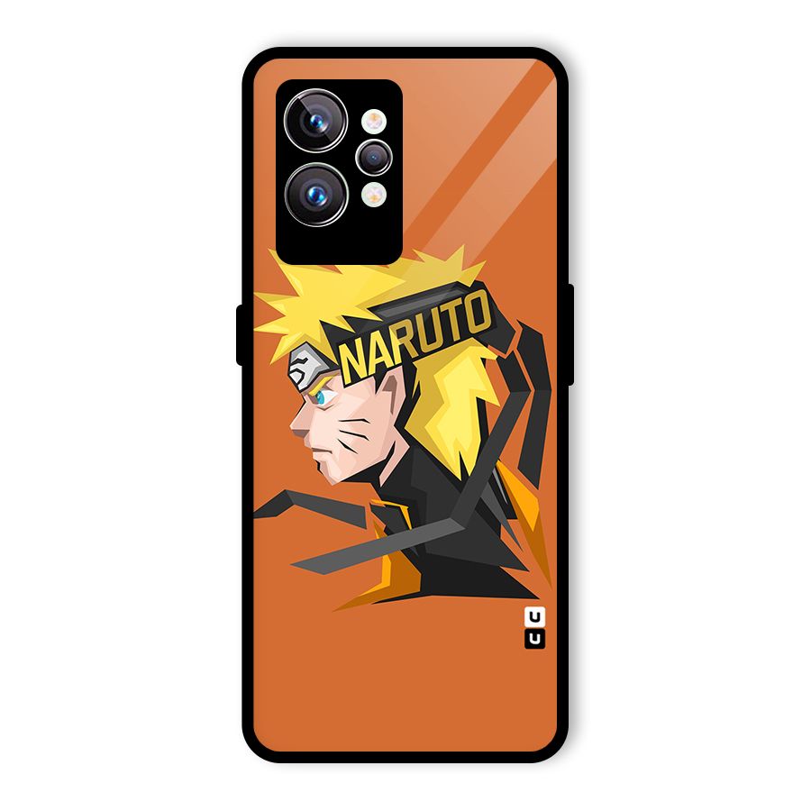 Minimal Naruto Artwork Glass Back Case for Realme GT2 Pro