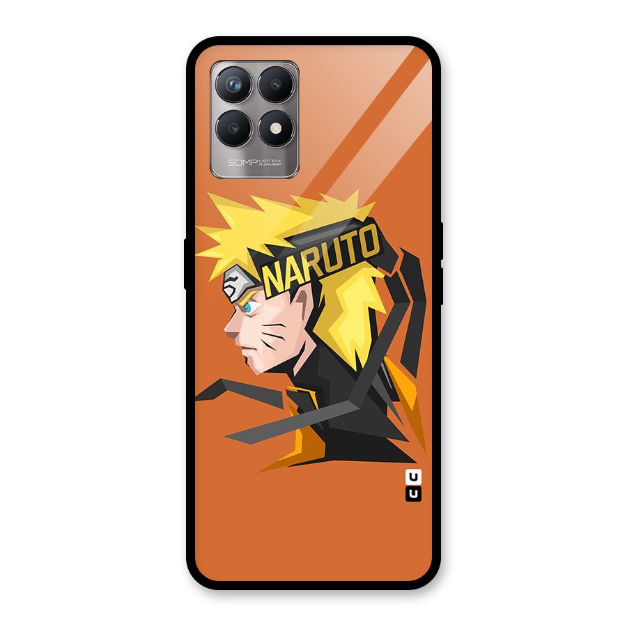 Minimal Naruto Artwork Glass Back Case for Realme Narzo 50