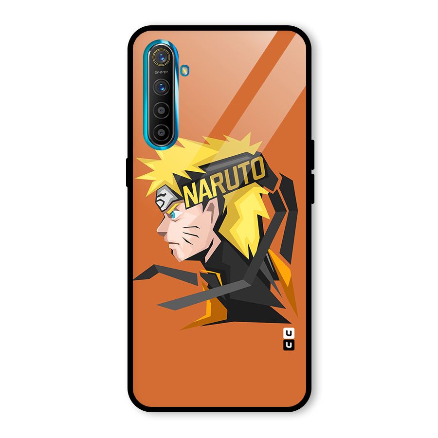 Minimal Naruto Artwork Glass Back Case for Realme X2