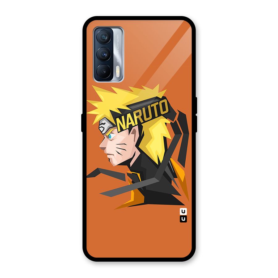 Minimal Naruto Artwork Glass Back Case for Realme X7