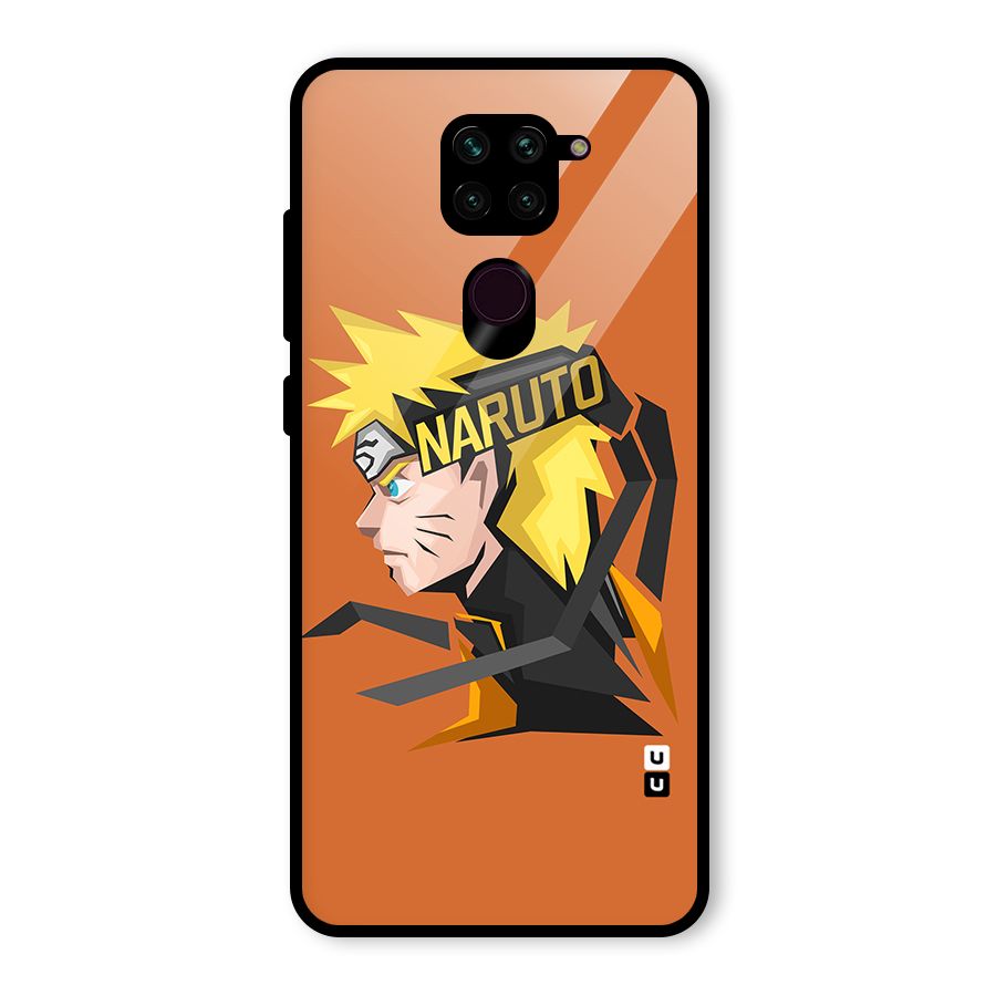 Minimal Naruto Artwork Glass Back Case for Redmi Note 9