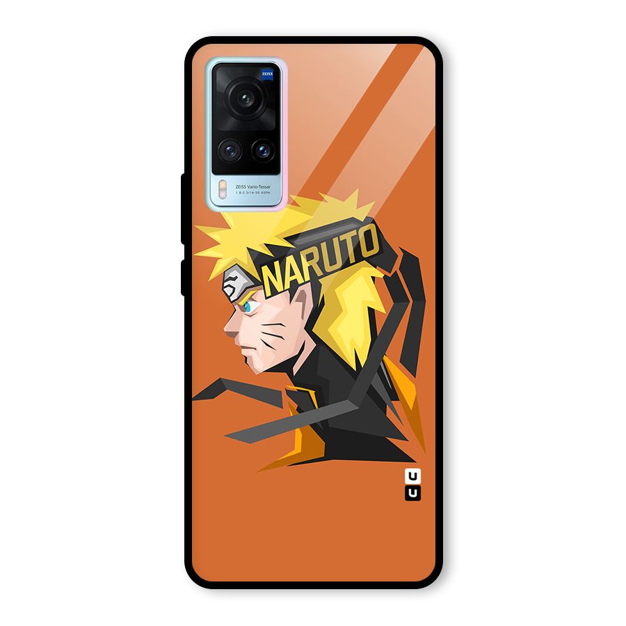 Minimal Naruto Artwork Glass Back Case for Vivo X60