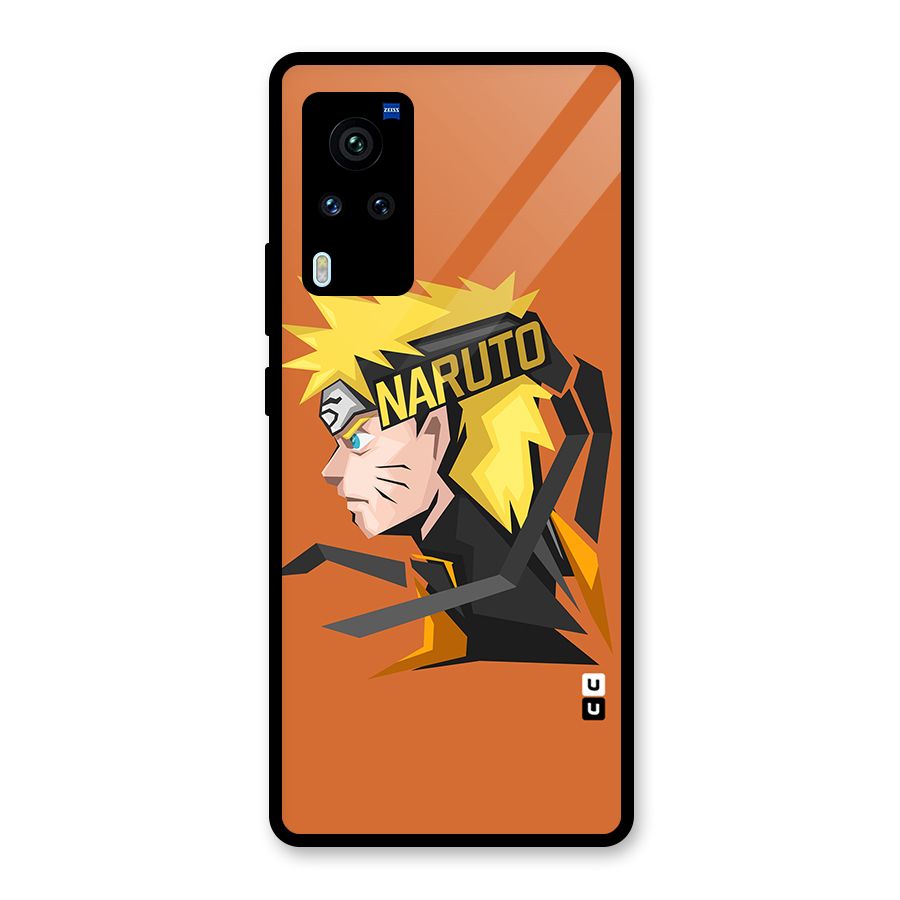 Minimal Naruto Artwork Glass Back Case for Vivo X60 Pro