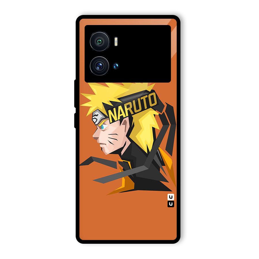 Minimal Naruto Artwork Glass Back Case for Vivo iQOO 9 Pro