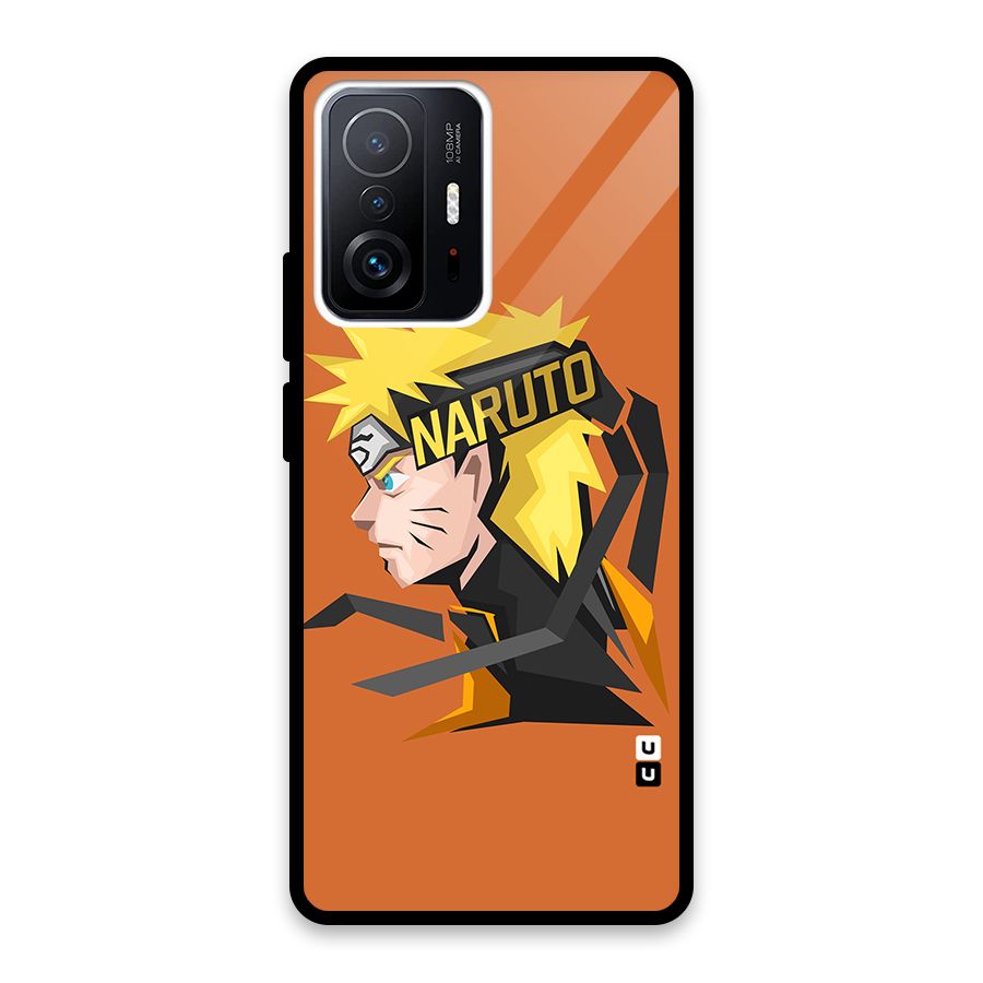 Minimal Naruto Artwork Glass Back Case for Xiaomi 11T Pro