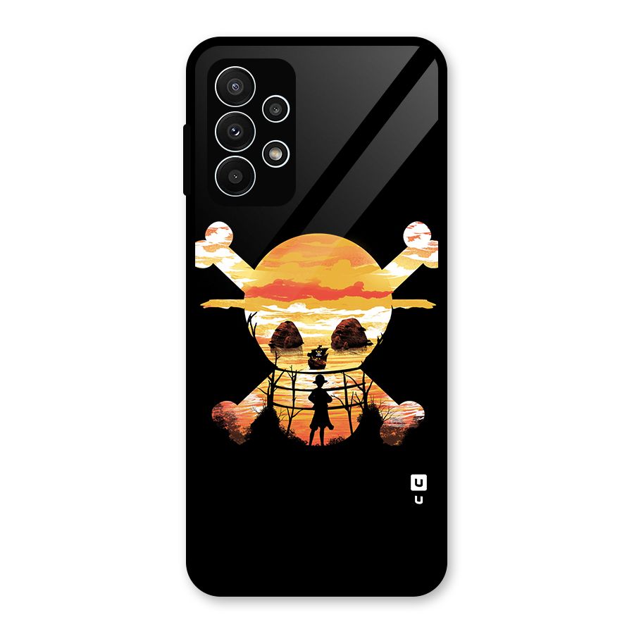 Minimal One Piece Glass Back Case for Galaxy A23