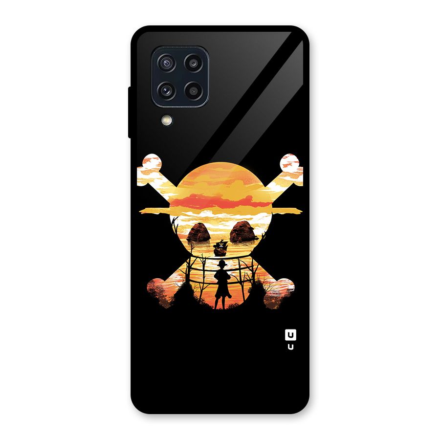 Minimal One Piece Glass Back Case for Galaxy M32