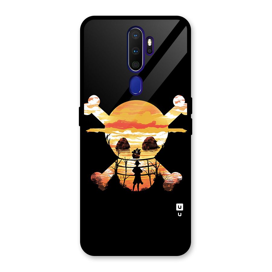 Minimal One Piece Glass Back Case for Oppo A9 (2020)