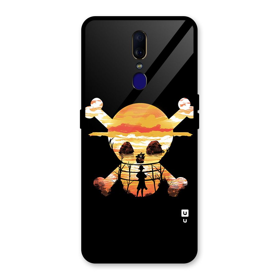 Minimal One Piece Glass Back Case for Oppo F11