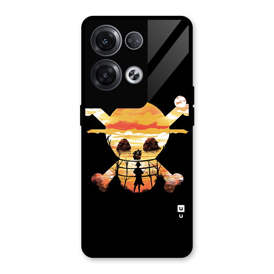 Minimal One Piece Glass Back Case for Oppo Reno8 Pro 5G