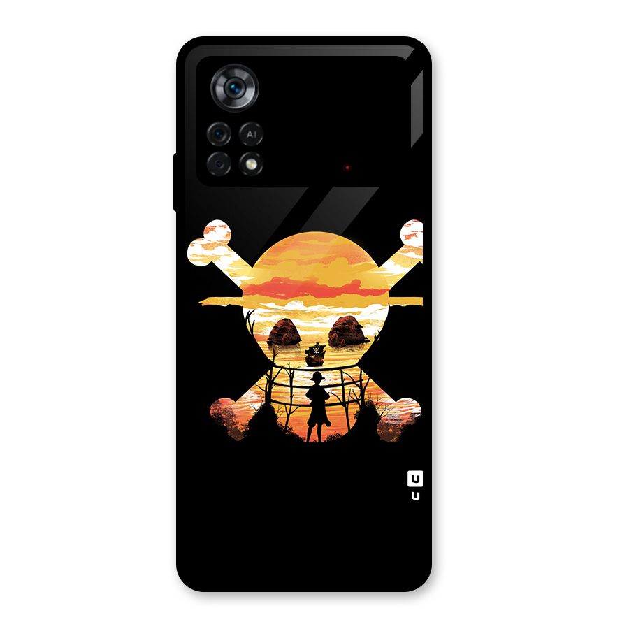 Minimal One Piece Glass Back Case for Poco X4 Pro 5G