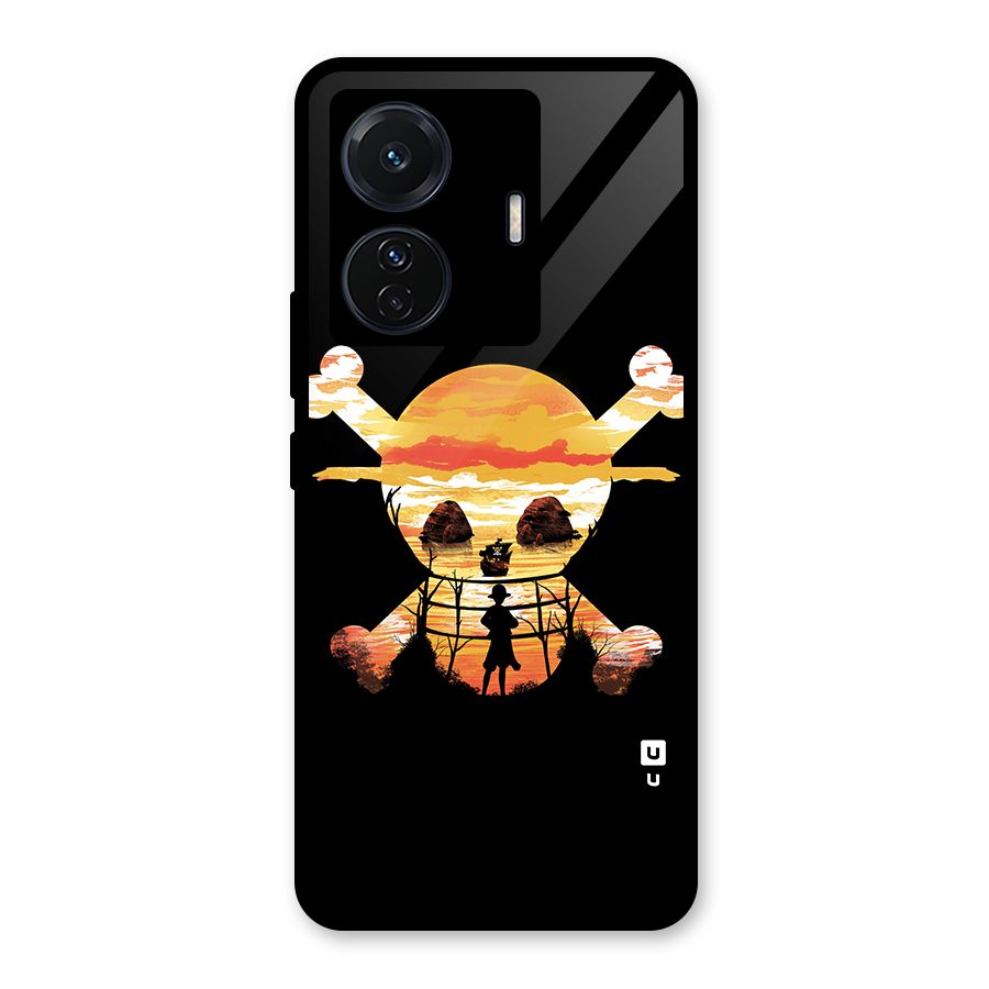 Minimal One Piece Glass Back Case for Vivo T1 Pro