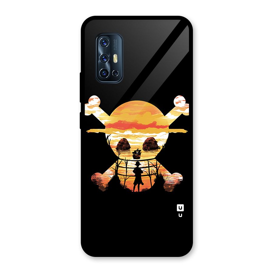 Minimal One Piece Glass Back Case for Vivo V17