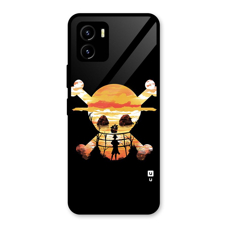 Minimal One Piece Glass Back Case for Vivo Y15s
