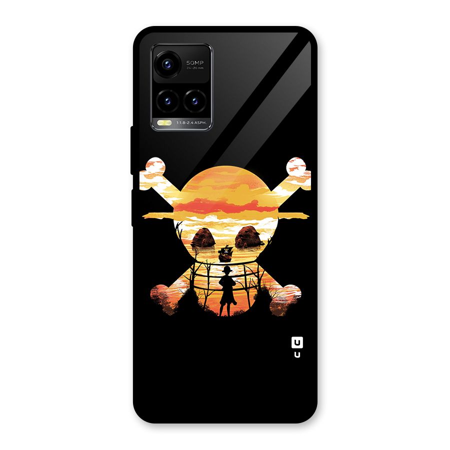 Minimal One Piece Glass Back Case for Vivo Y21A