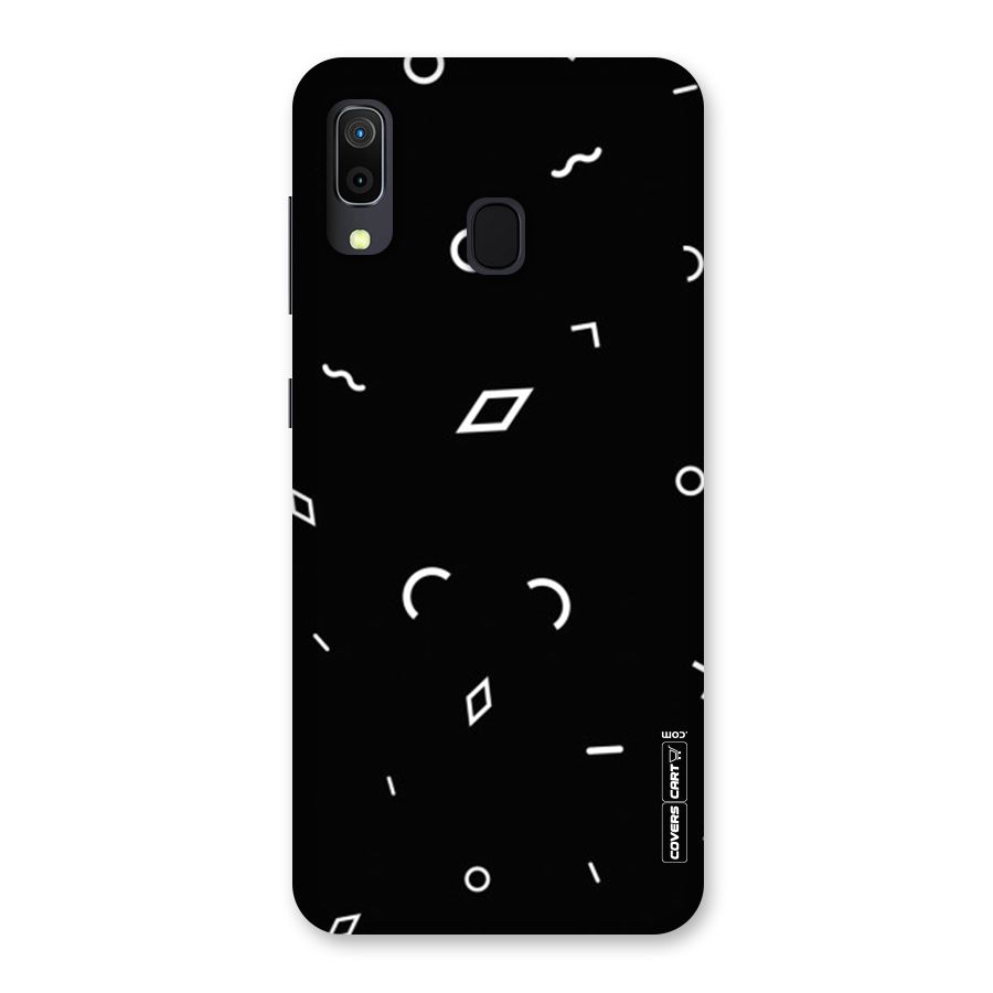 Minimal Shapes Back Case for Galaxy A30