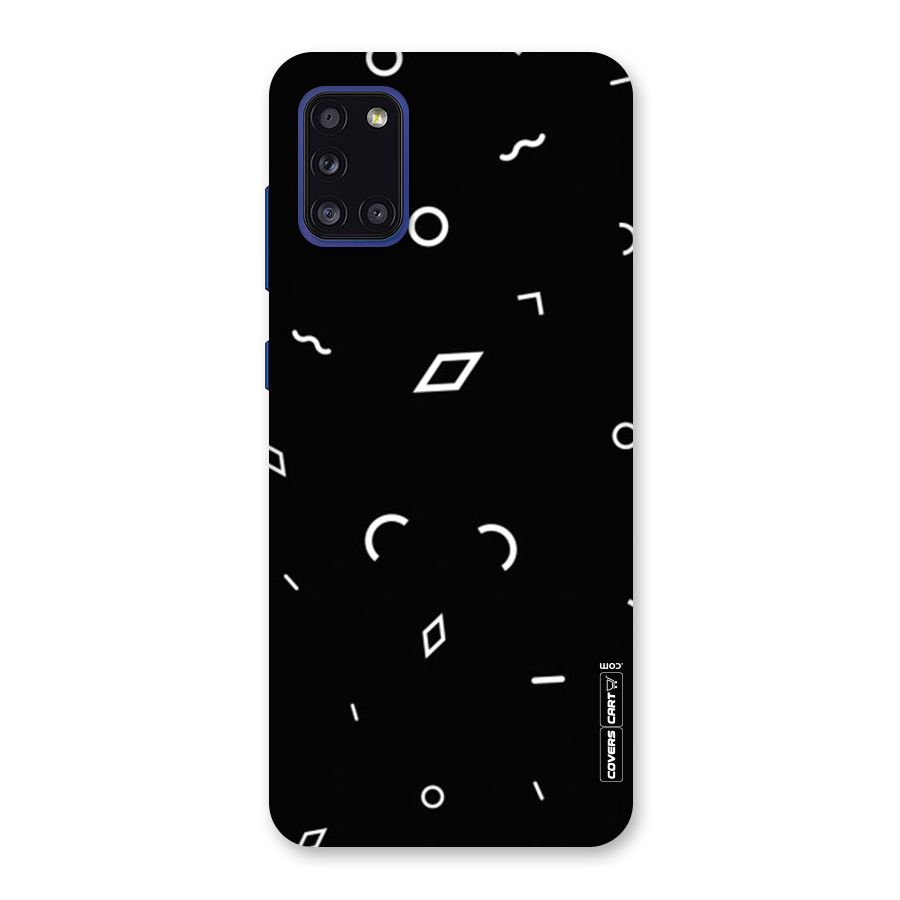 Minimal Shapes Back Case for Galaxy A31