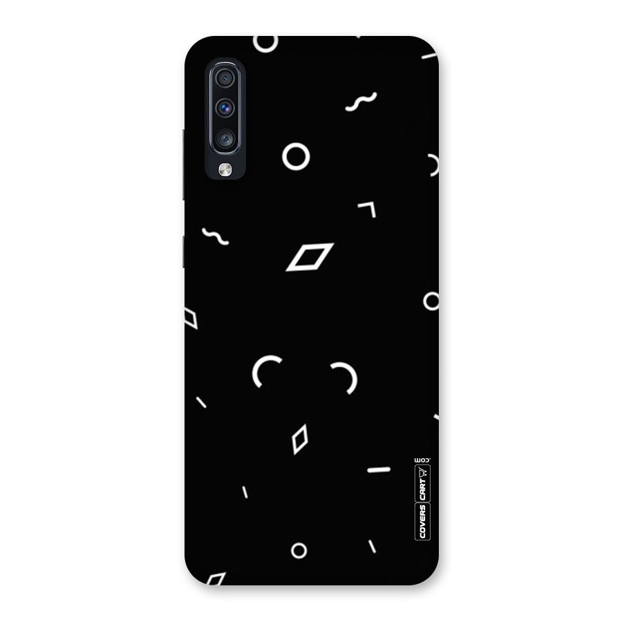 Minimal Shapes Back Case for Galaxy A70