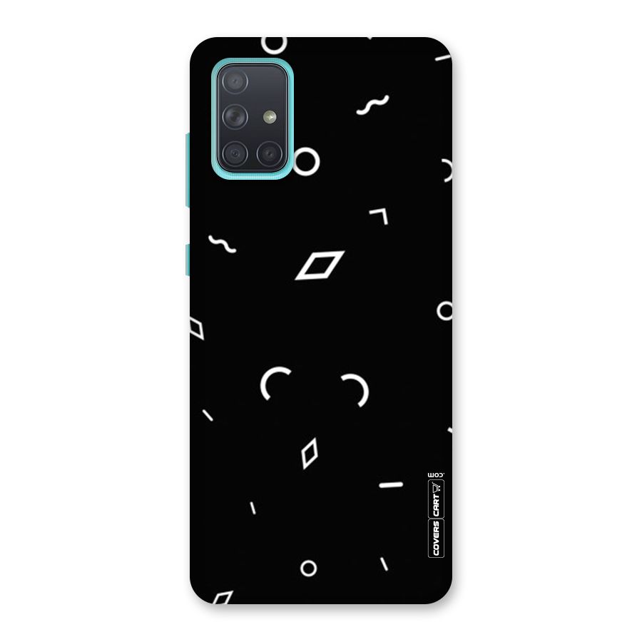 Minimal Shapes Back Case for Galaxy A71