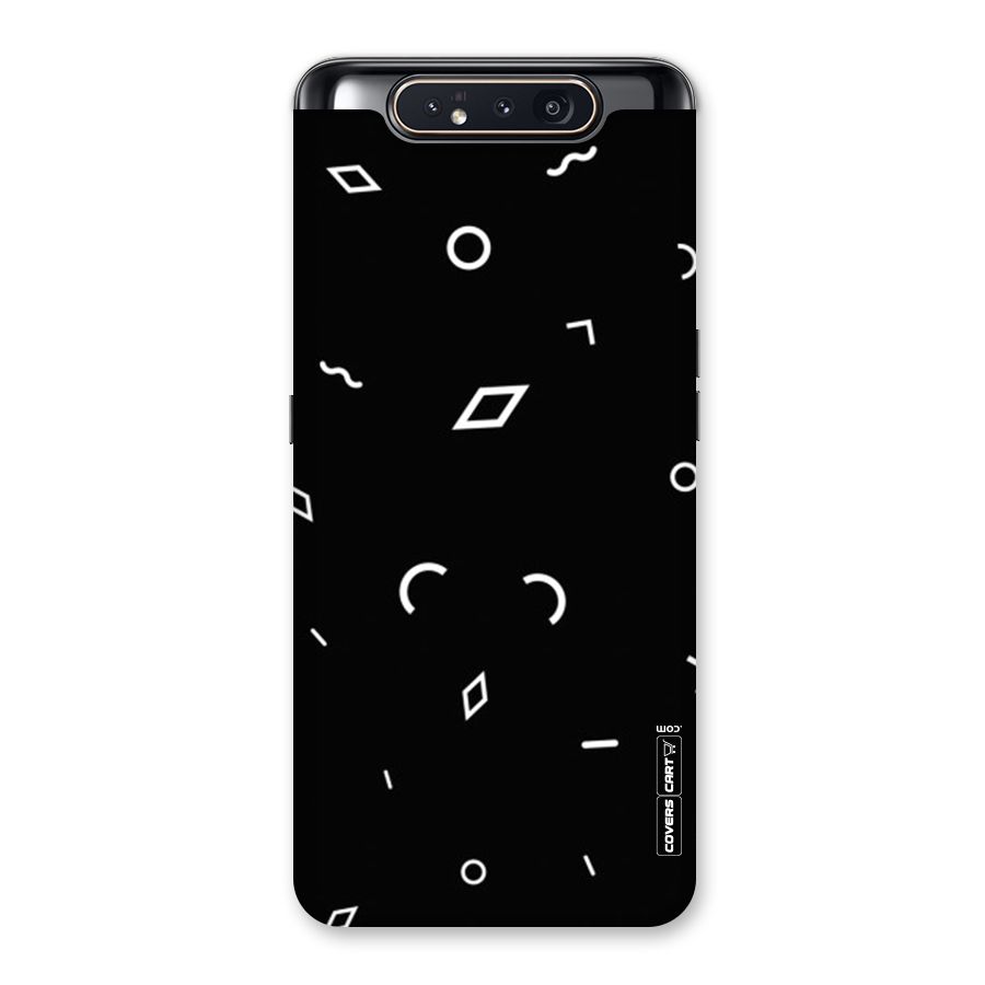 Minimal Shapes Back Case for Galaxy A80