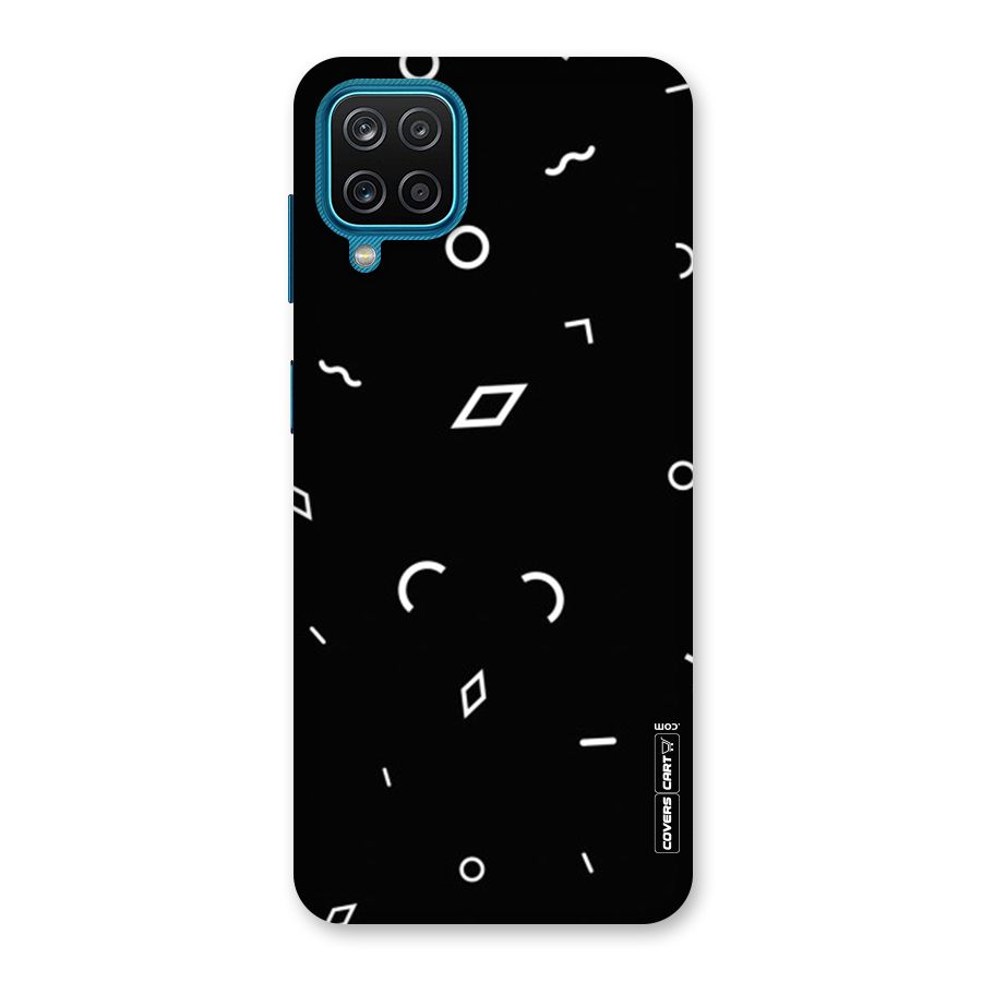 Minimal Shapes Back Case for Galaxy F12