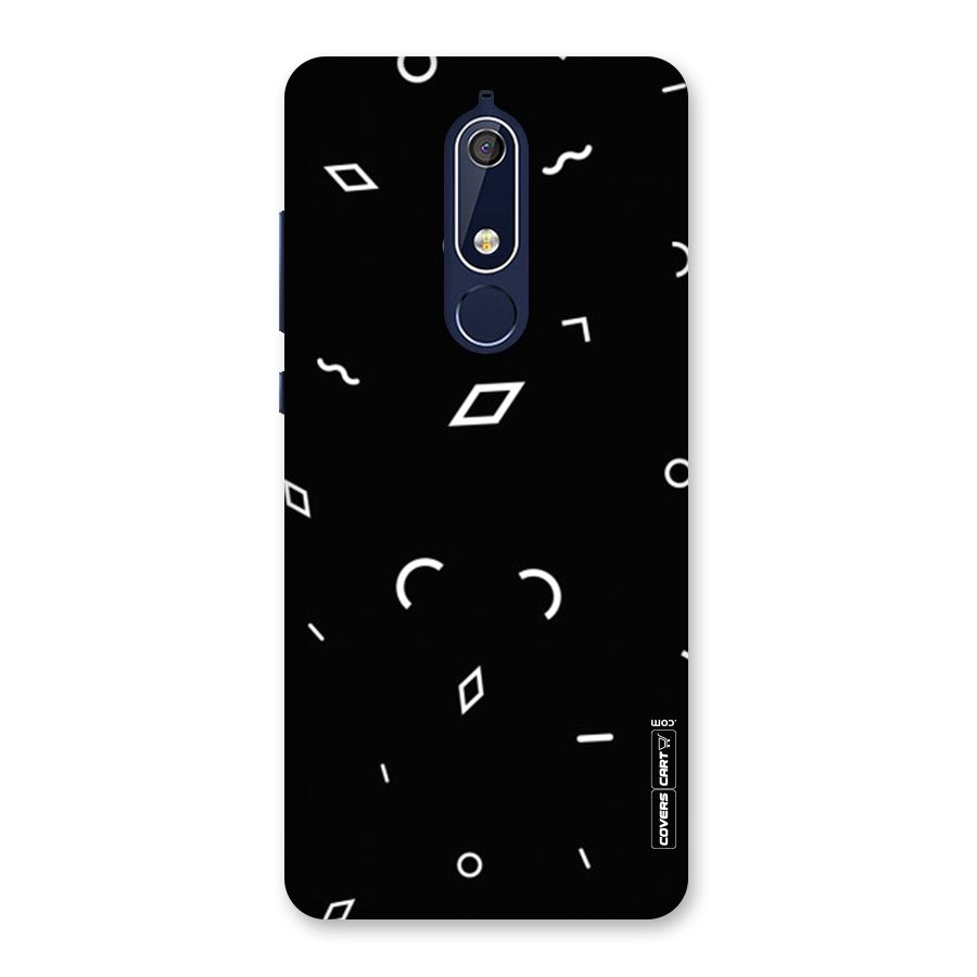 Minimal Shapes Back Case for Nokia 5.1