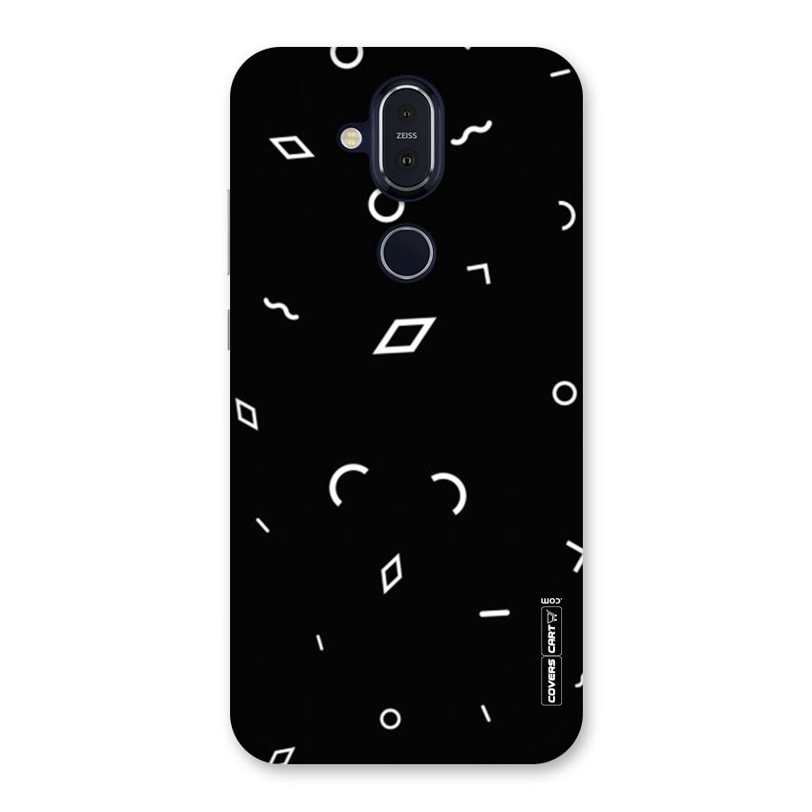 Minimal Shapes Back Case for Nokia 8.1