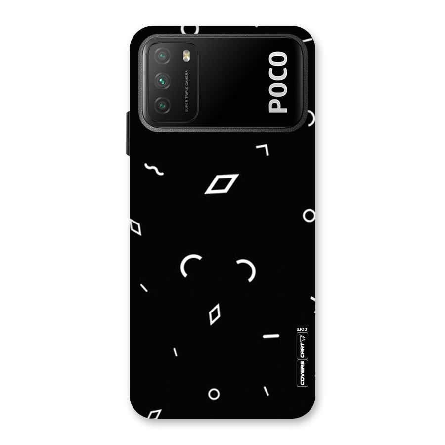 Minimal Shapes Back Case for Poco M3