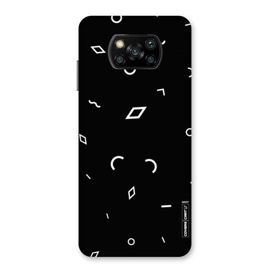 Minimal Shapes Back Case for Poco X3