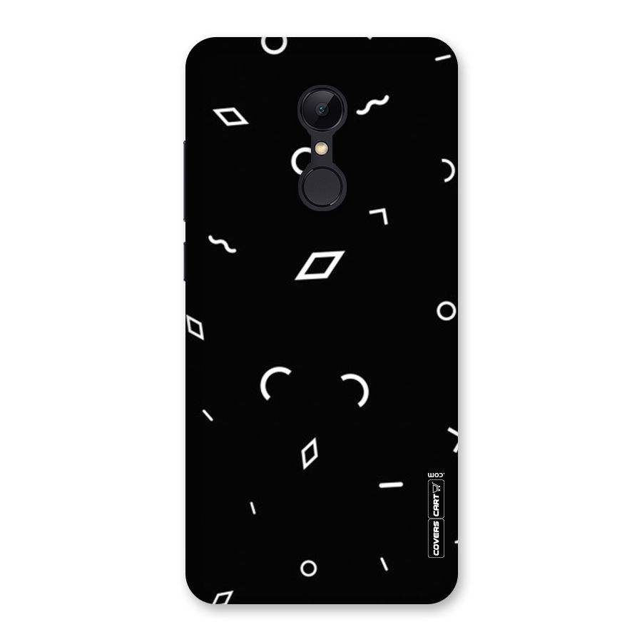 Minimal Shapes Back Case for Redmi 5