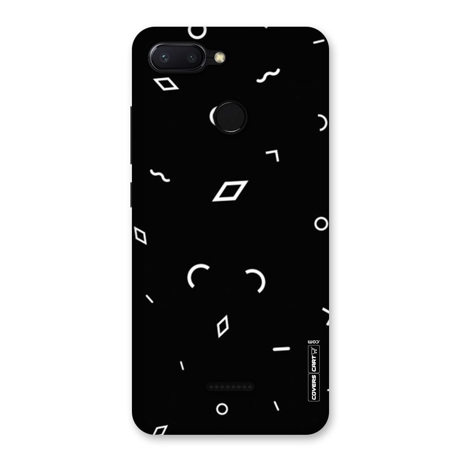 Minimal Shapes Back Case for Redmi 6