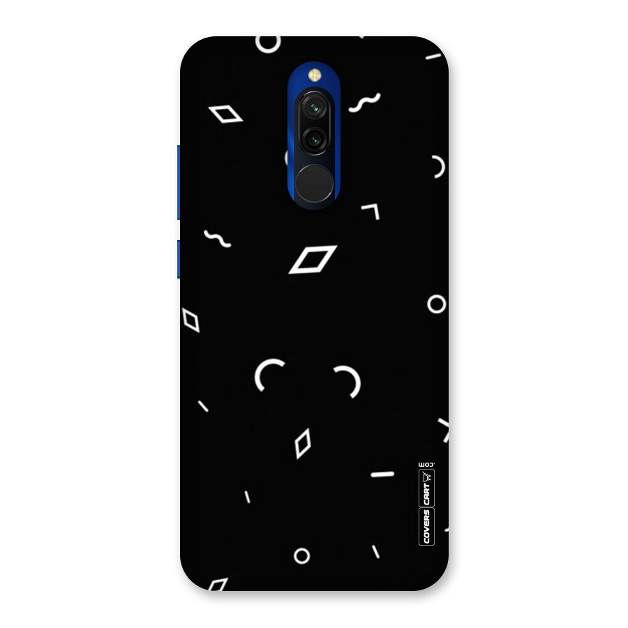 Minimal Shapes Back Case for Redmi 8