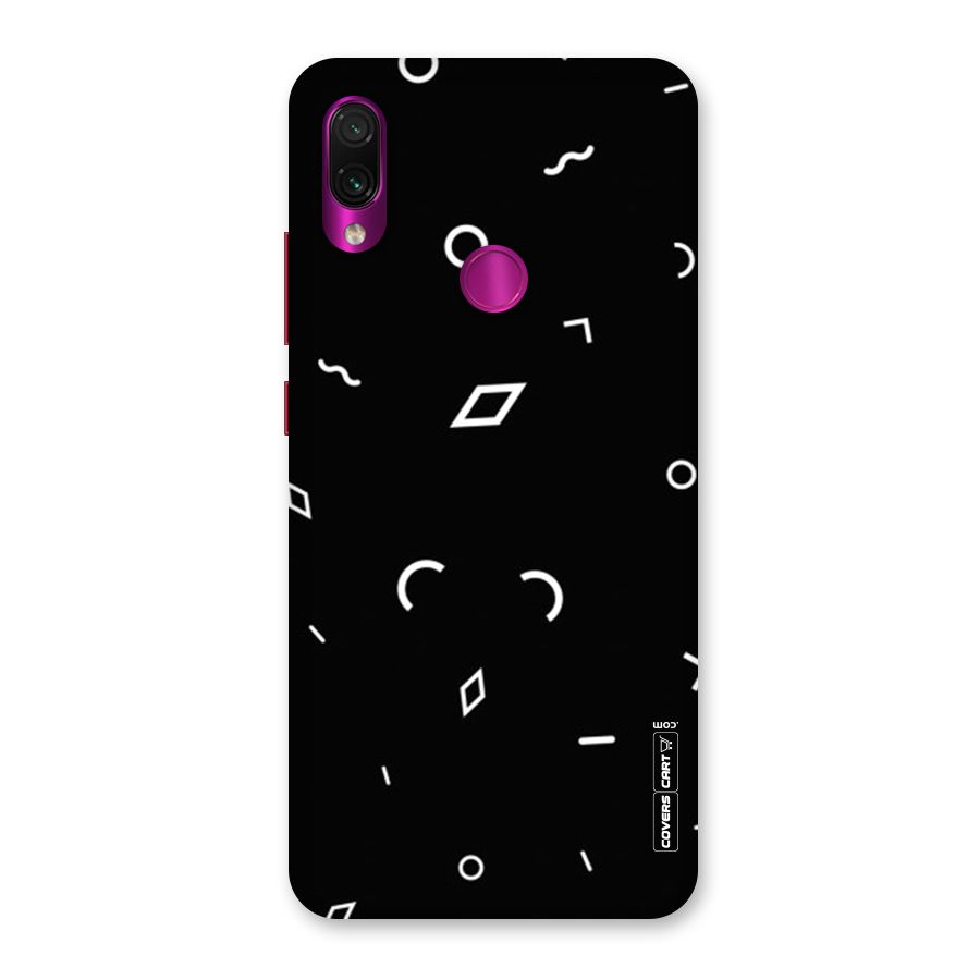 Minimal Shapes Back Case for Redmi Note 7 Pro