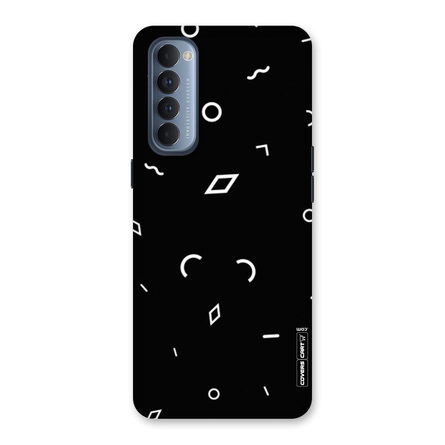 Minimal Shapes Back Case for Reno4 Pro