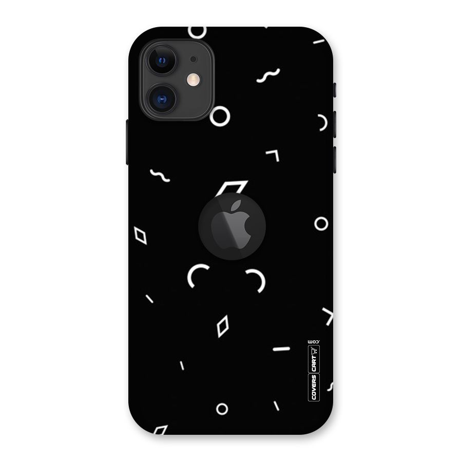 Minimal Shapes Back Case for iPhone 11 Logo Cut