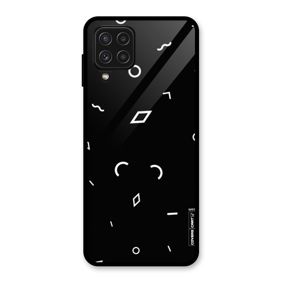 Minimal Shapes Glass Back Case for Galaxy A22 4G
