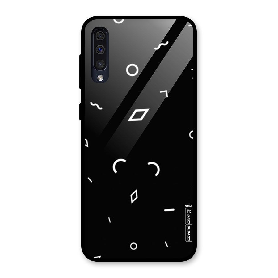 Minimal Shapes Glass Back Case for Galaxy A30s
