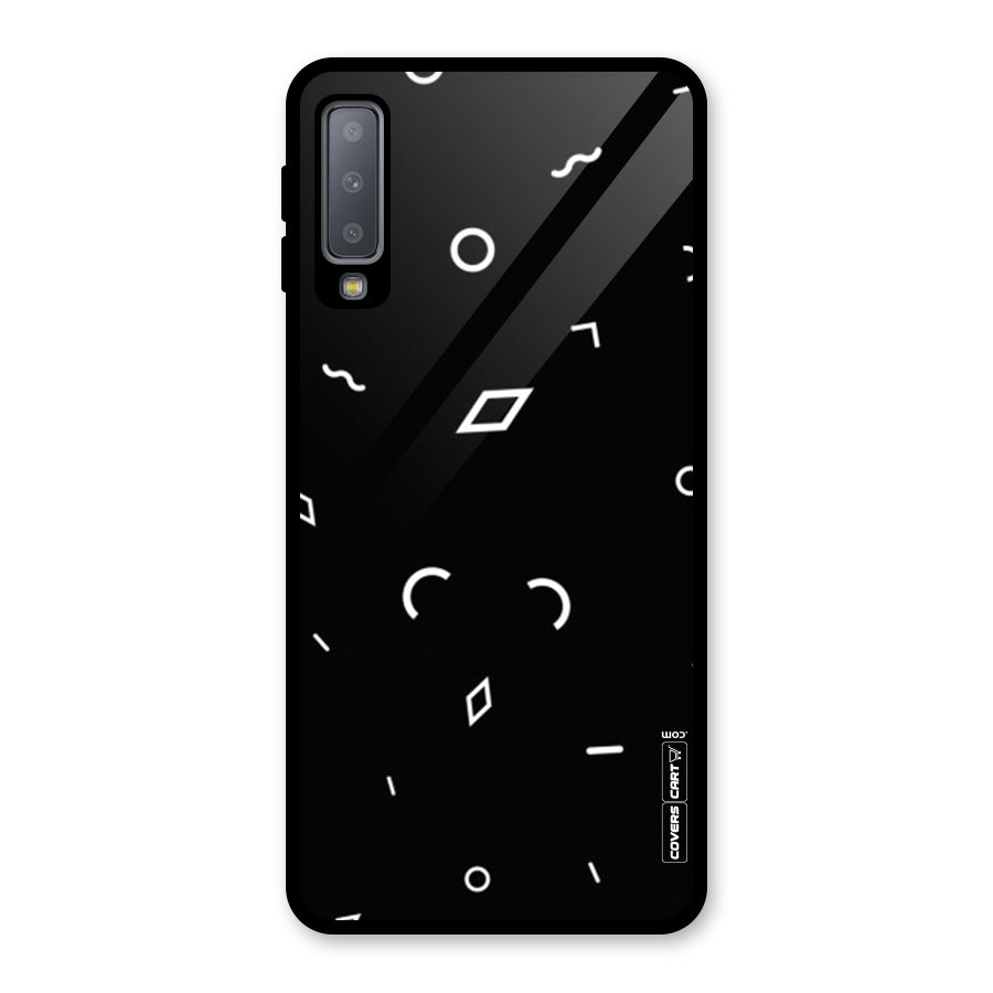 Minimal Shapes Glass Back Case for Galaxy A7 (2018)