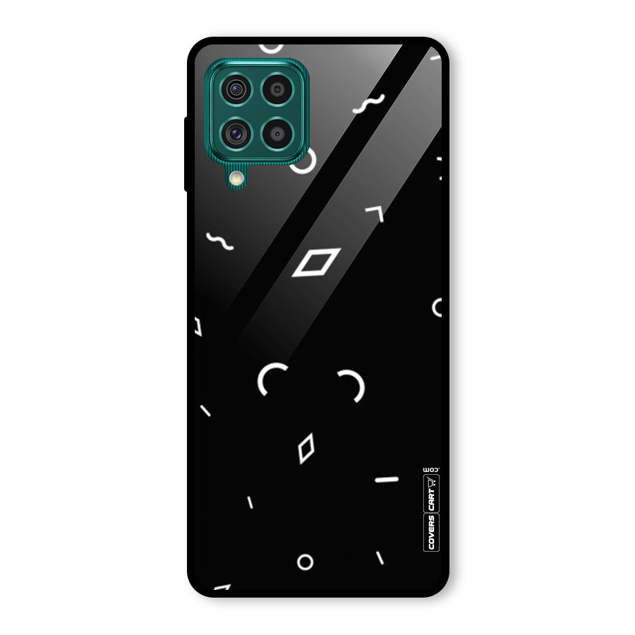 Minimal Shapes Glass Back Case for Galaxy F62