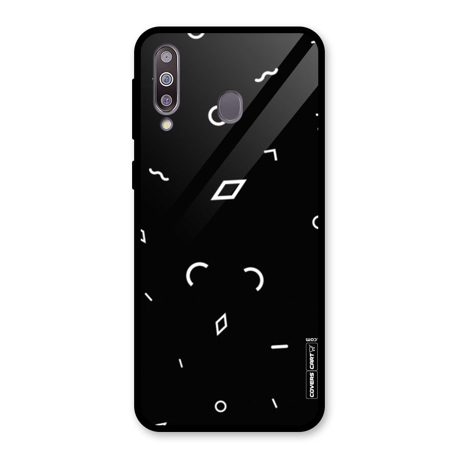 Minimal Shapes Glass Back Case for Galaxy M30